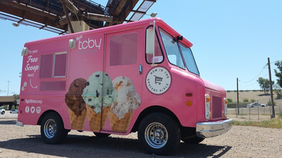 ice cream truck business vinyl wrap